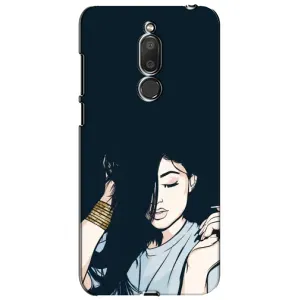 Чохол з друком для Meizu M6T, Meilan 6T - (Мода) (AlphaPrint) (Гарна дівчина)