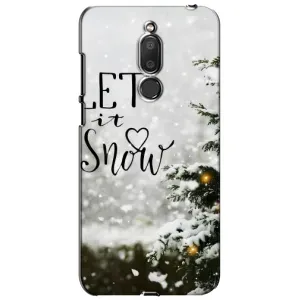 Новорічні, Святкові Чохли для Meizu M6T, Meilan 6T - 2024 год (Let it snow)
