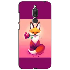 Чохли з картинкою Лисичка для Meizu M6T, Meilan 6T (VPrint) (Лиса з трояндою)