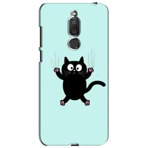 Чохол з принтом «Падаючий кіт» для Meizu M6T (Meilan 6T)