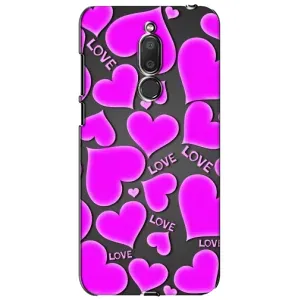 Чехлы для любимой на Мейзу М6Т (VPrint) (Pink hearts)