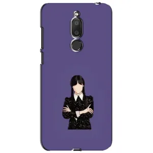 Чохли Венсдей на Meizu M6T, Meilan 6T Уенсдей (AlphaPrint) (Венздей у чорному)
