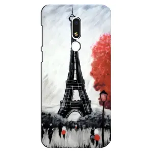 Чехол Эйфелева Башня для Meizu M8 Lite - (AlphaPrint) (Башня в Париже)