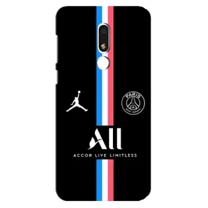 Чохли PSG для Meizu M8 Lite (AlphaPrint) (футболка ПСЖ)