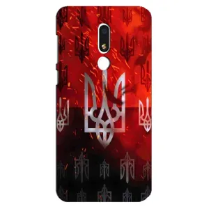 Украинские Чехлы для Meizu M8 Lite с картинкой УПА (AlphaPrint) (ГЕРБ УПА)