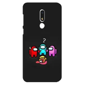 Чехол Амонг Ас для Meizu M8 Lite (AlphaPrint) (Импостер)