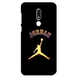 Чехлы для Meizu M8 Lite - с картинкой JORDAN (AlphaPrint) (Jordan Gold)