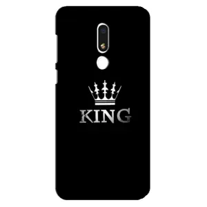 Чохол з Короною Мейзу М8 Лайт - (AlphaPrint) (KING)