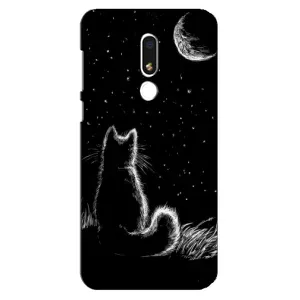 Чехол с принтом для Meizu M8 Lite (AlphaPrint) Модные коты