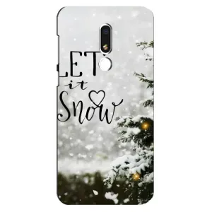 Новорічні, Святкові Чохли для Meizu M8 Lite - 2024 год (Let it snow)