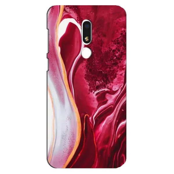 Чехол с принтом «Мрамор красный» для Meizu M8 Lite Чехол с принтом «Мрамор красный» для Meizu M8 Lite
