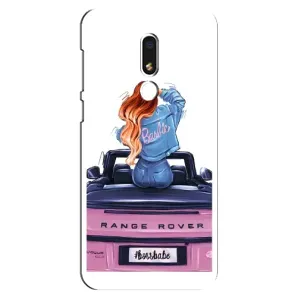 Чохол з друком для Meizu M8 Lite - (Мода) (AlphaPrint) (На машині)