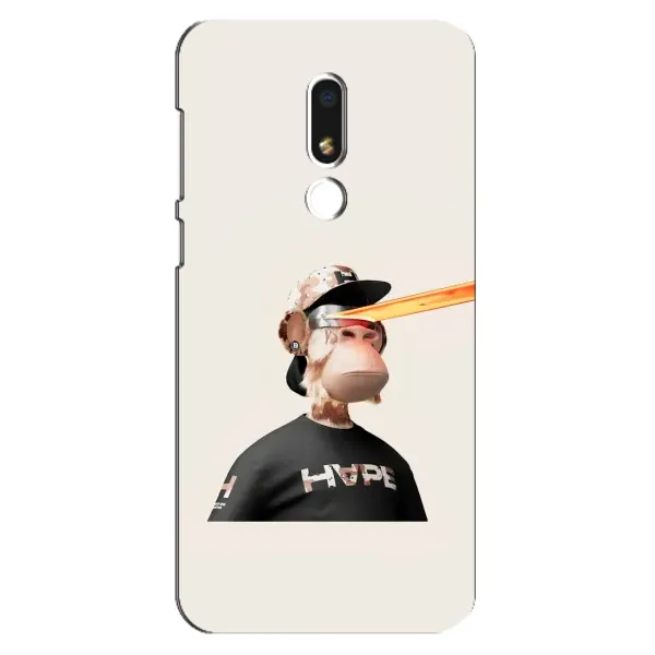 Чехол с принтом «обезьяна NFT в очках» для Meizu M8 Lite