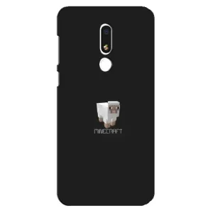 Чехол Майнкрафт на Meizu M8 Lite (AlphaPrint) Minecraft (Овечка Майнкрафт)