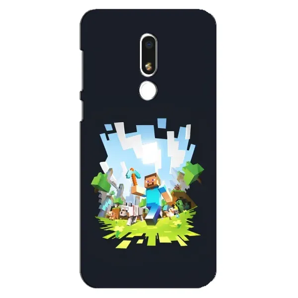 Чехол с принтом «персонажи Minecraft» для Meizu M8 Lite Чехол с принтом «персонажи Minecraft» для Meizu M8 Lite