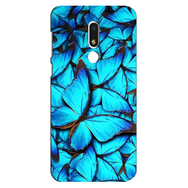 Чехол с принтом «Синие бабочки» для Meizu M8 Lite Чехол с принтом «Синие бабочки» для Meizu M8 Lite