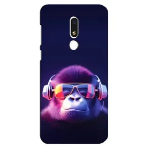Чохол з Мавпами Meizu M8 Lite - (AlphaPrint) (Стильна мавпа)