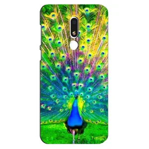 Чохол з пташками на Meizu M8 Lite (VPrint) (Яскравий Павлин)
