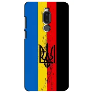 Украинские Чехлы для Meizu Note 8 с картинкой УПА (AlphaPrint) (Прапор УПА)