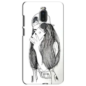 Чехол с печатью для Meizu Note 8 - (Мода) (AlphaPrint) (Фото девочки)
