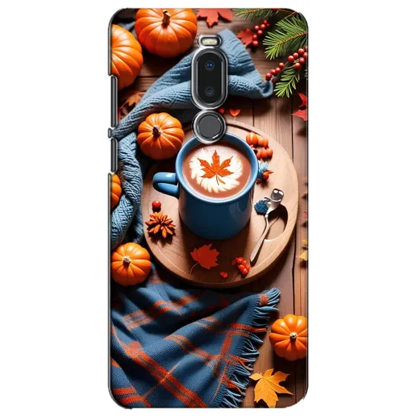 Чохол з принтом «Кава і гарбузики» для Meizu Note 8