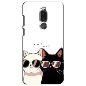 Чехол с рисунком кот на Meizu Note 8 (Коты в очках)