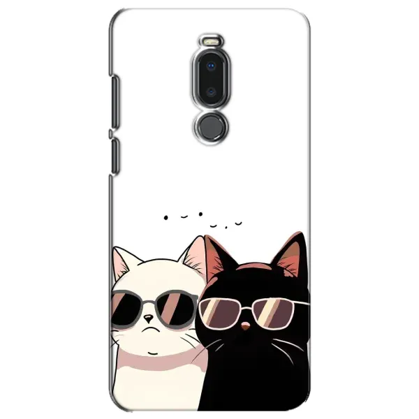 Чехол с принтом «Коты в очках» для Meizu Note 8