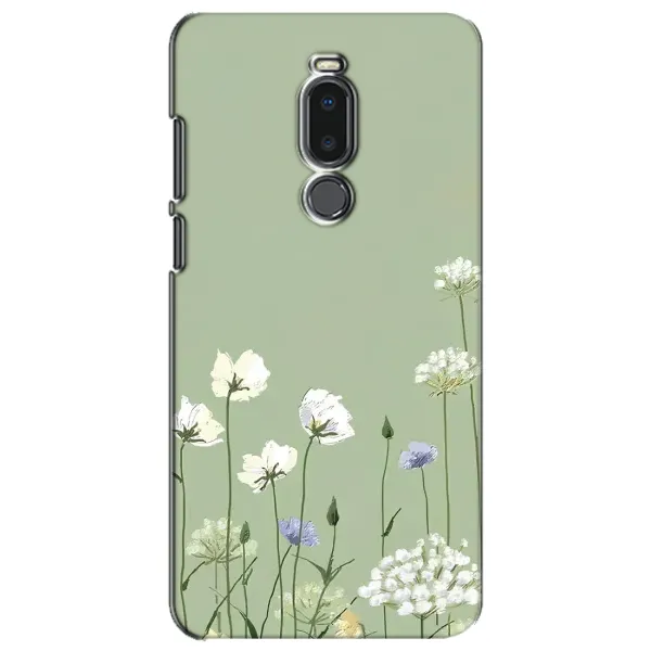 Чехол с принтом «Цветы на зеленом» для Meizu Note 8