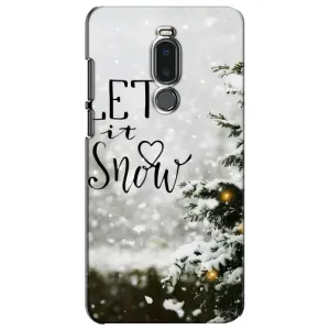 Новогодние, Праздничные Чехлы для Meizu Note 8 - 2024 год (Let it snow)