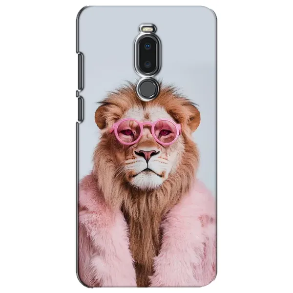 Чехол с принтом «Лев в очках» для Meizu Note 8