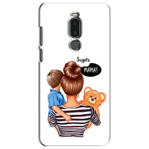 Чехол с печатью для Meizu Note 8 - (Мама с ребенком) (AlphaPrint) (Мама с сыном)
