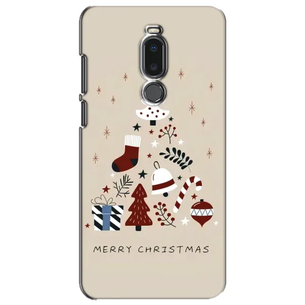 Чехол с принтом «Merry Christmas» для Meizu Note 8