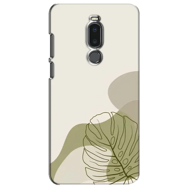 Чехол с принтом «Зеленая монстера дизайн» для Meizu Note 8
