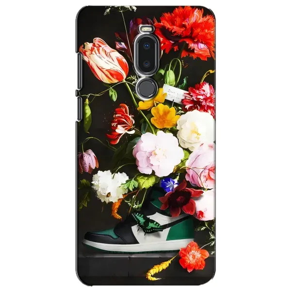 Чехол с принтом «Nike цветы» для Meizu Note 8