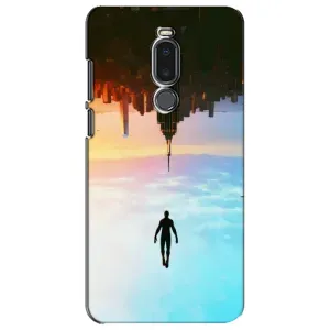 Чехол с человеком пауком для Meizu Note 8 - (AlphaPrint) (Паук человек)