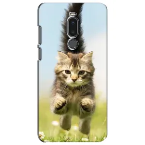Чехлы с Котиками для Meizu Note 8 (VPrint) (Прыжок кота)