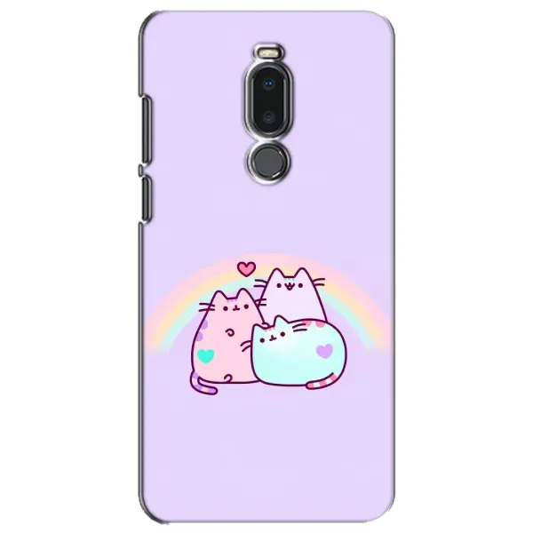 Чехол с принтом «Радужные котики» для Meizu Note 8