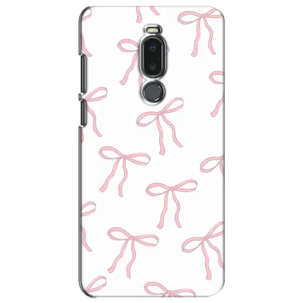 Чехол с принтом «Розовые бантики» для Meizu Note 8