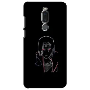 Чехлы на тему: Итачи Учиха для Meizu Note 8 (AlphaPrint) (силуэт Итачи)