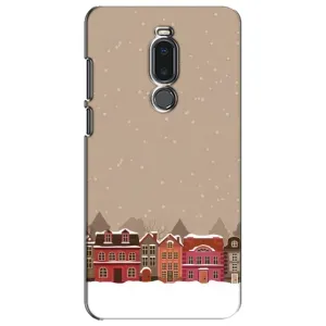 Новогодние, Праздничные Чехлы для Meizu Note 8 - 2024 год (Зимний город)