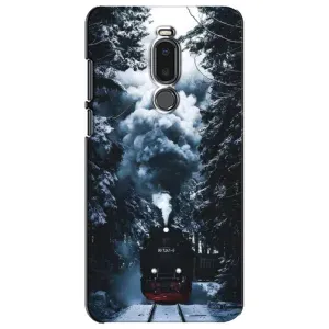 Новогодние, Праздничные Чехлы для Meizu Note 8 - 2024 год (Зимний поезд)