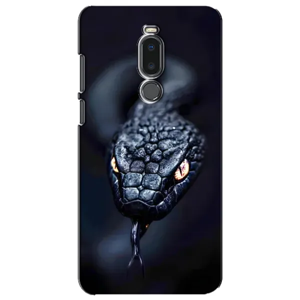 Чехол с принтом «Черная змея» для Meizu Note 8