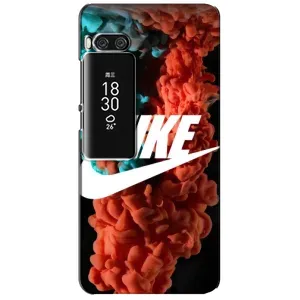 Чехол для Meizu Pro 7 Plus - с принтом Найк (AlphaPrint) (Дымчатый найк)
