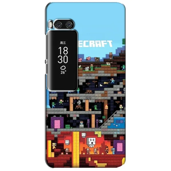 Чехол с принтом «фон Minecraft» для Meizu Pro 7 Plus