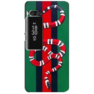 Чехлы ГУЧЧИ для Мейзу Про 7 Плюс (AlphaPrint) (Gucci змия)