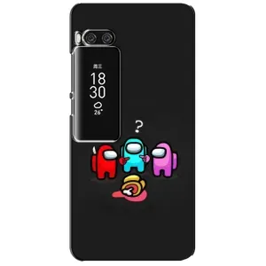 Чехол Амонг Ас для Meizu Pro 7 Plus (AlphaPrint) (Импостер)