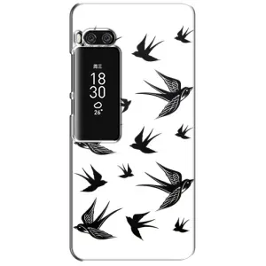 Чохол з пташками на Meizu Pro 7 Plus (VPrint) (Ластівки)
