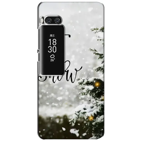 Чехол с принтом «Let it snow» для Meizu Pro 7 Plus