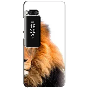 Чехлы с картинками животных Meizu Pro 7 Plus (Лев грива)