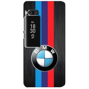 Чохол для Мейзу Про 7 Плюс - з принтом БМВ (AlphaPrint) (Лого BMW)
